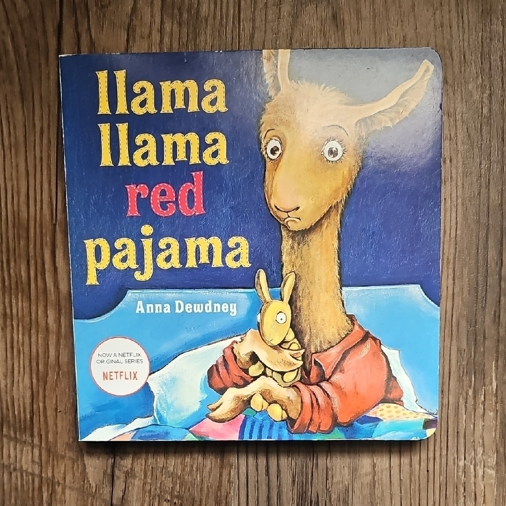 Scholastic Llama Llama Red Pajama Book - Blue and Red